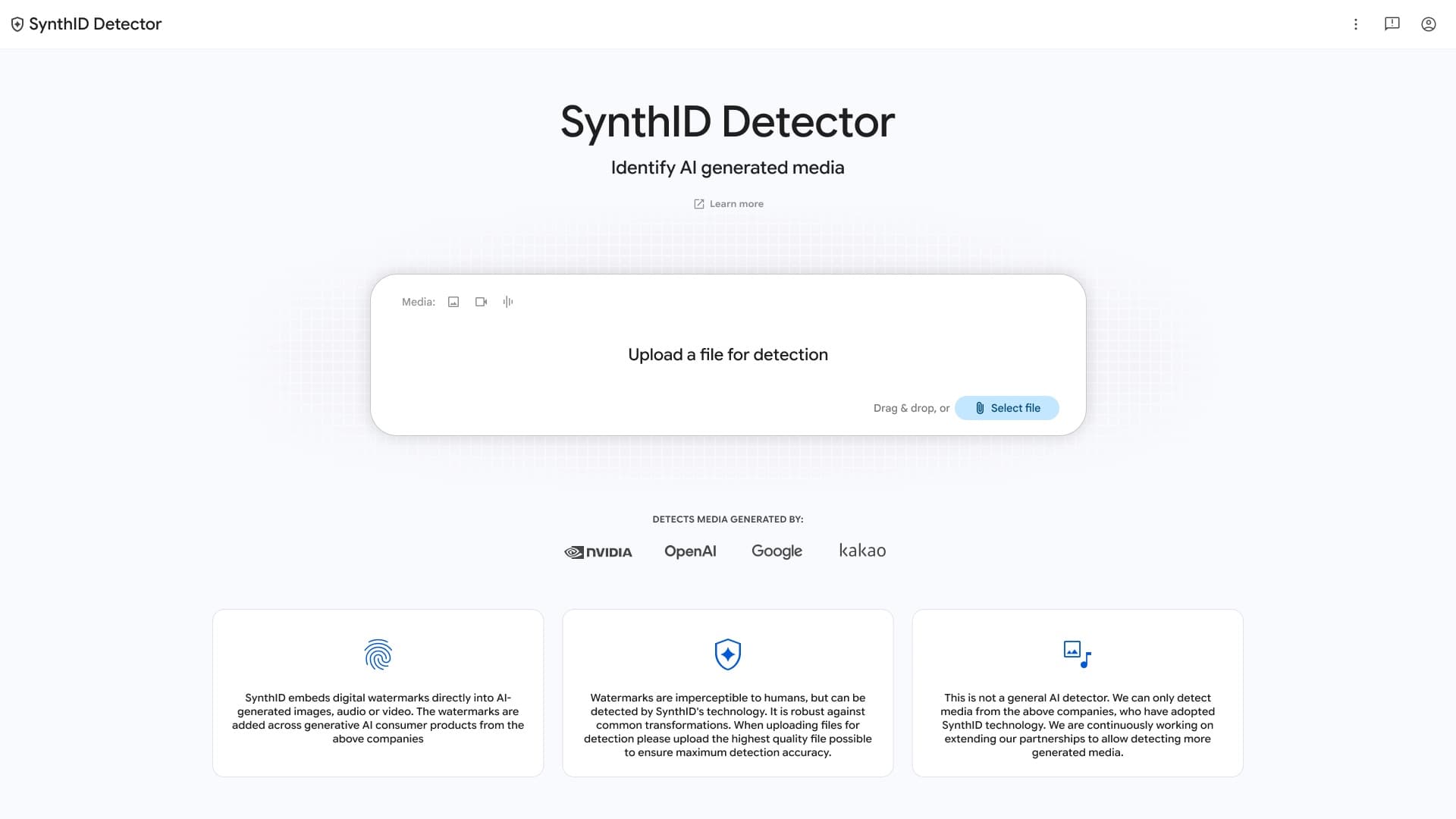 Google SynthID tekshiruv saytini ishga tushirdi — SI yaratgan media endi hamma uchun ochiq