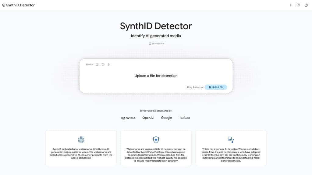 Google Opens SynthID AI Content Detector to Everyone